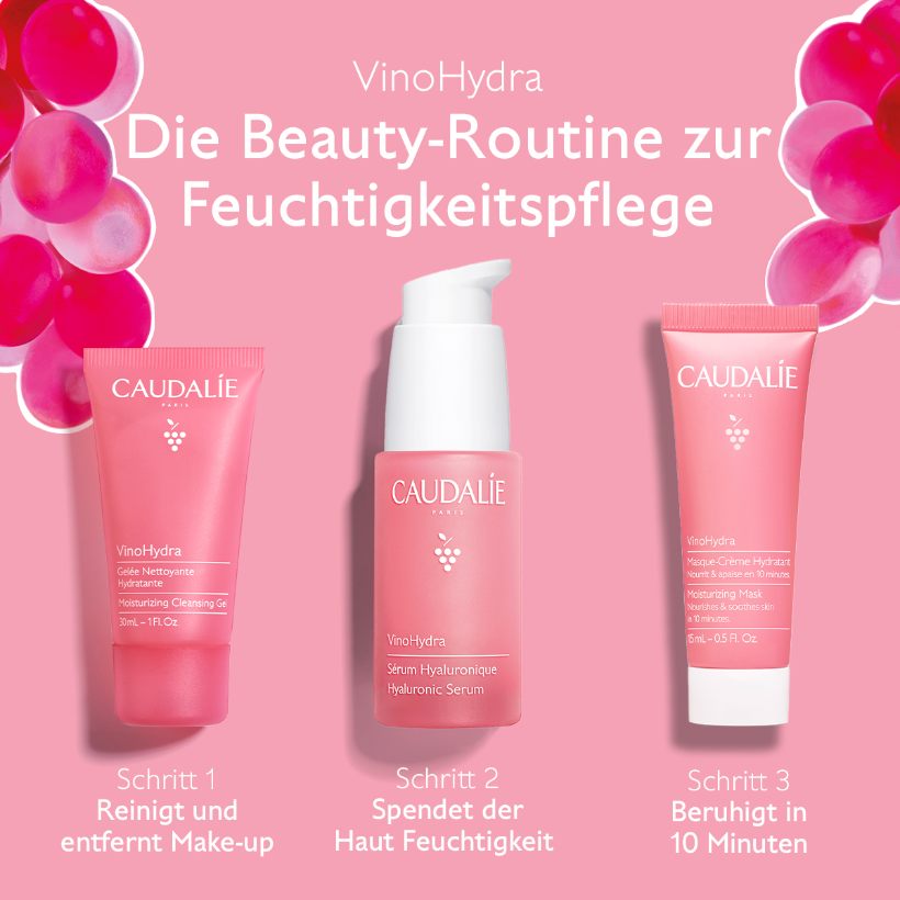 VinoHydra Die feuchtigkeitsspendende Beauty-Routine