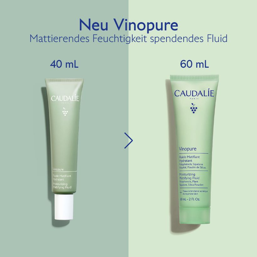 Vinopure - Mattifying moisturizing fluid with silicon powder