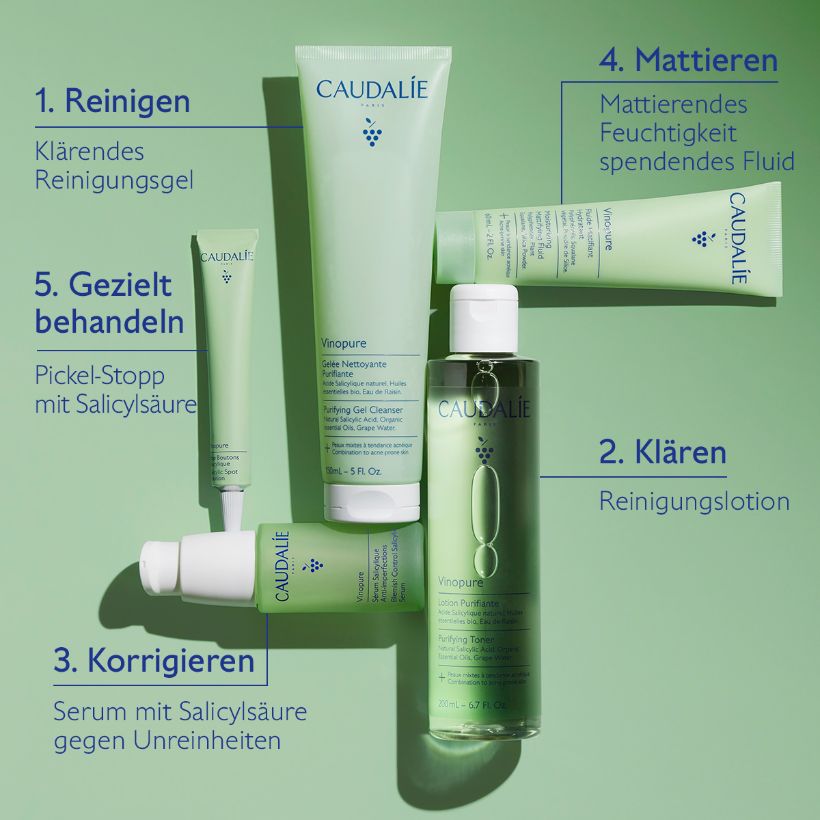Vinopure - Mattifying moisturizing fluid with silicon powder