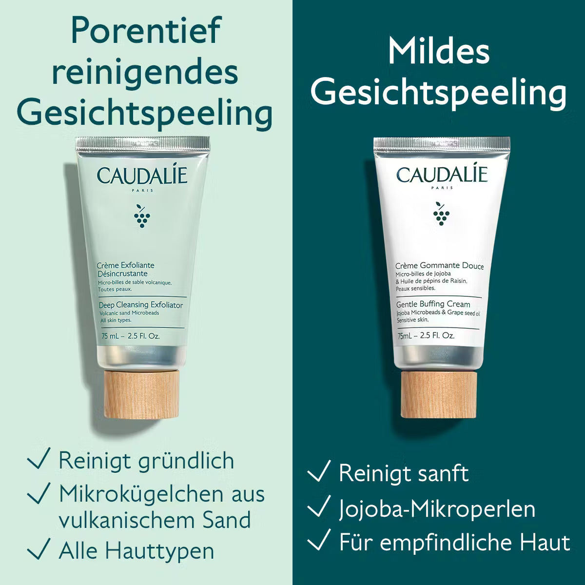 Deep pore cleansing facial scrub