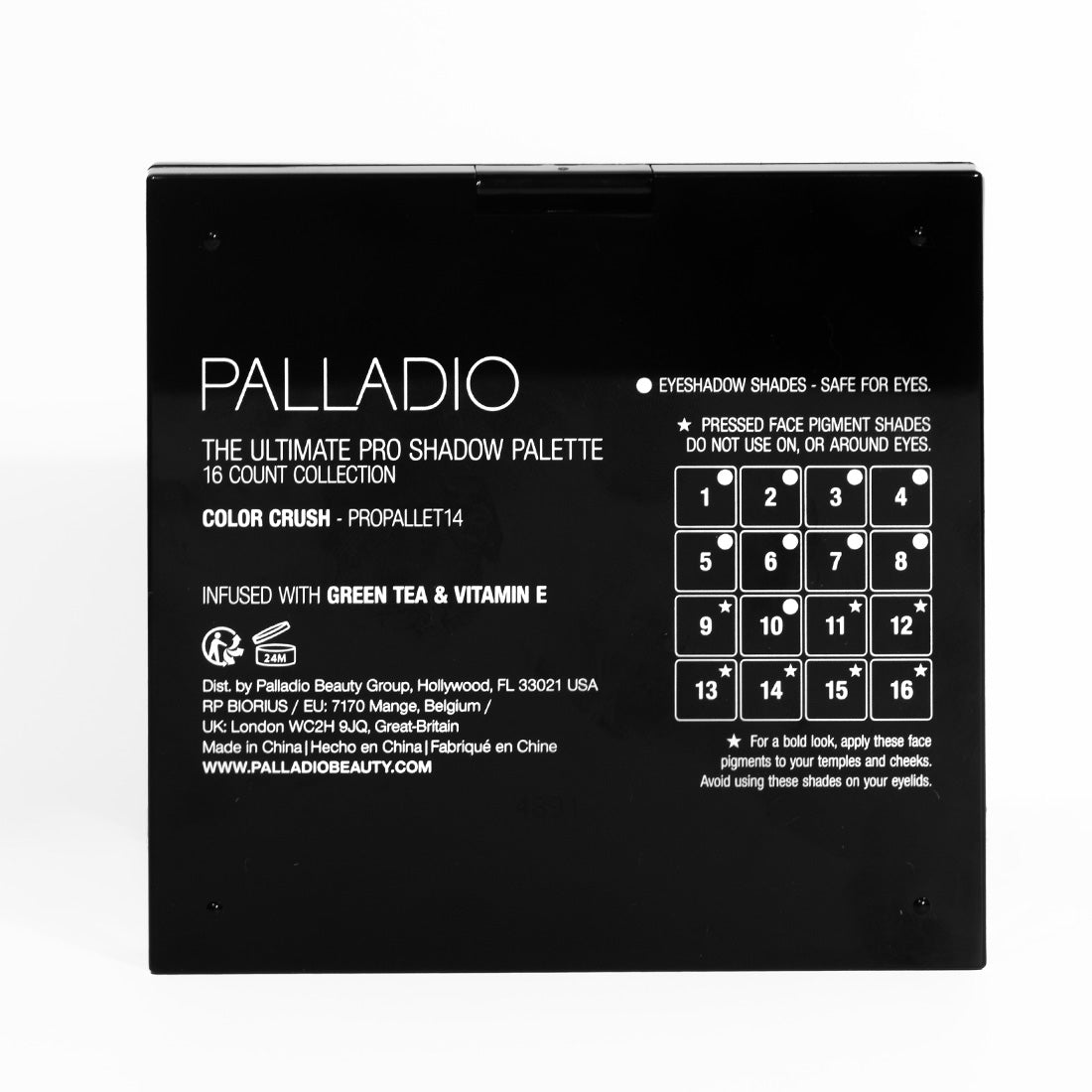 Ultimate Pro Shadow Palette 16 Farben