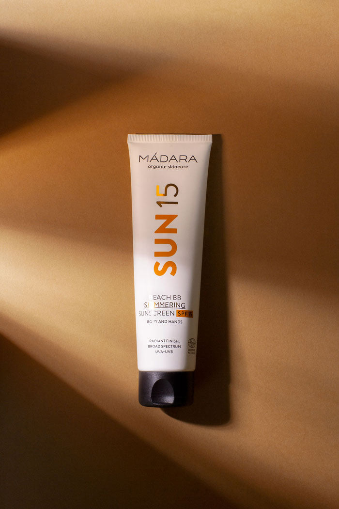 SUN15 Beach BB Schimmernde Sonnencreme LSF 15