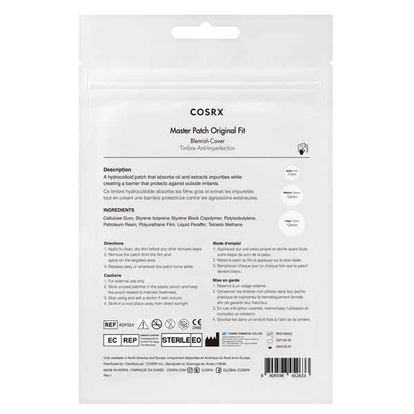 COSRX - Master Patch Original Fit, 24 St | IRRESS BEAUTY
