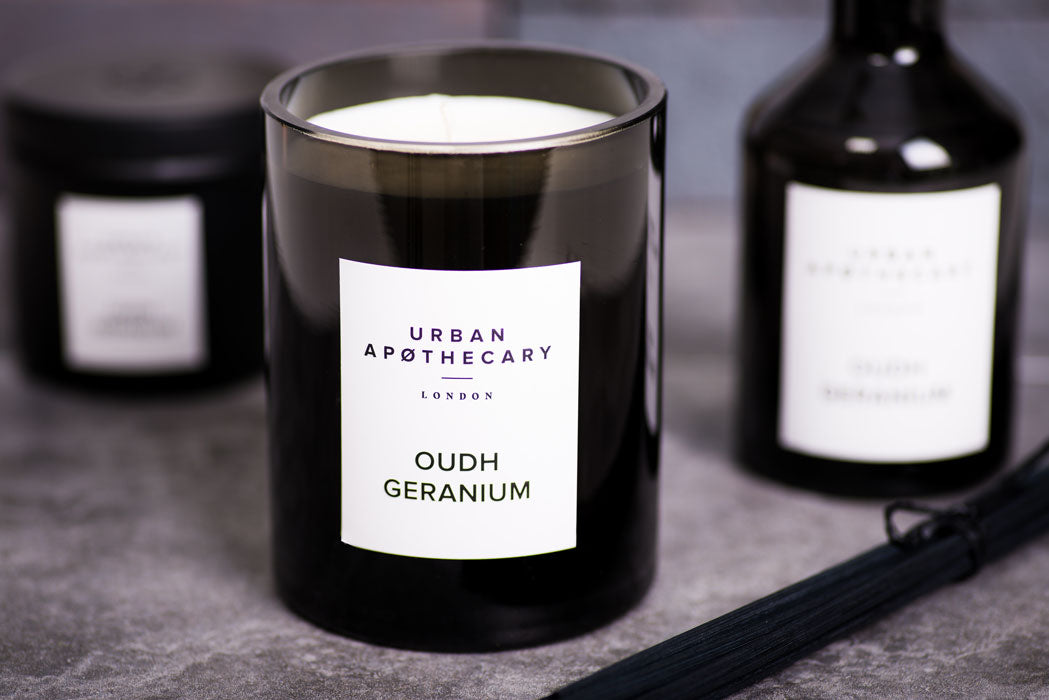 Oudh Geranium Signature Candle, 300g