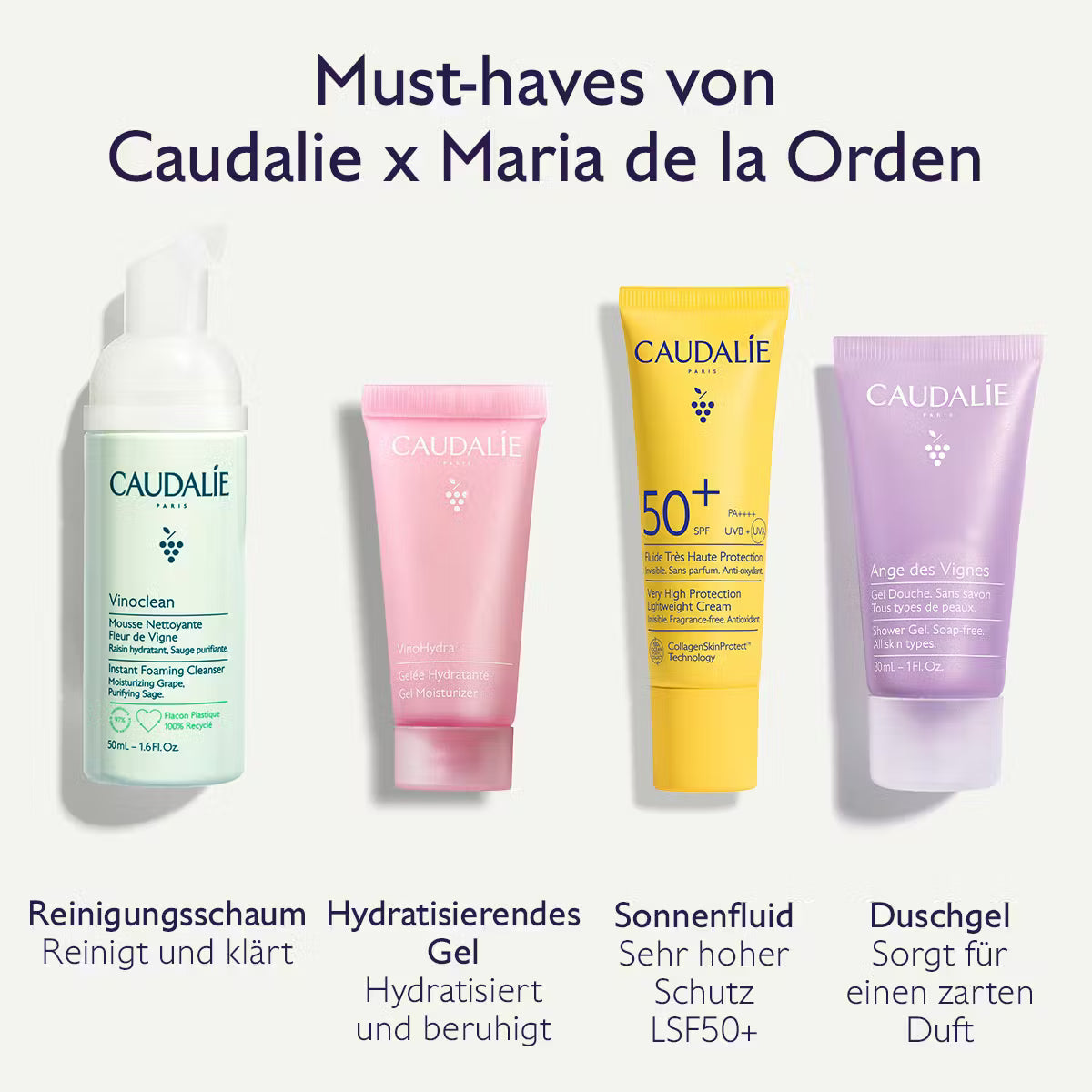 Must-haves von Caudalie x Maria de la Orden