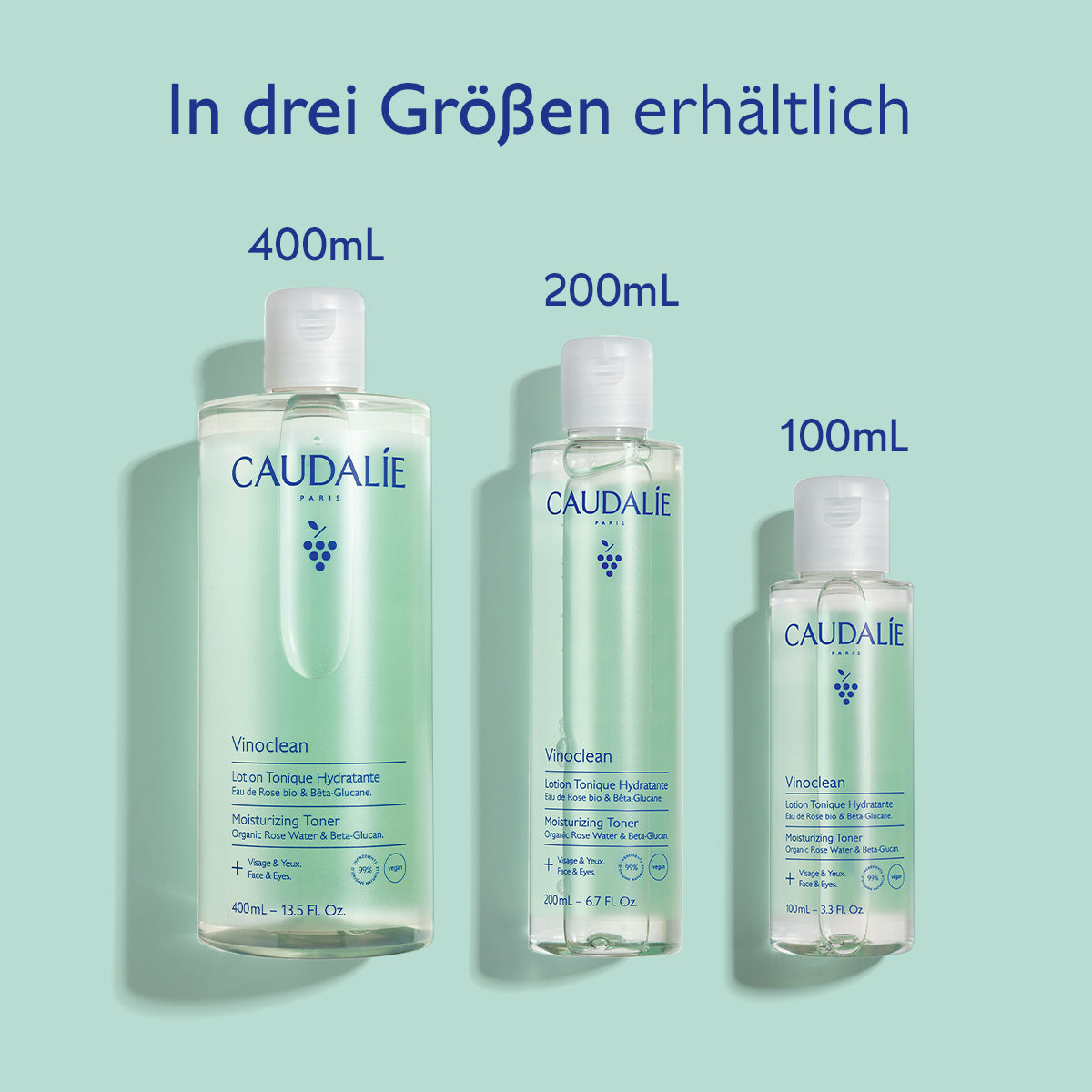 Vinoclean - Feuchtigkeitsspendendes Gesichtstonic mit Bio-Rosenhydrolat