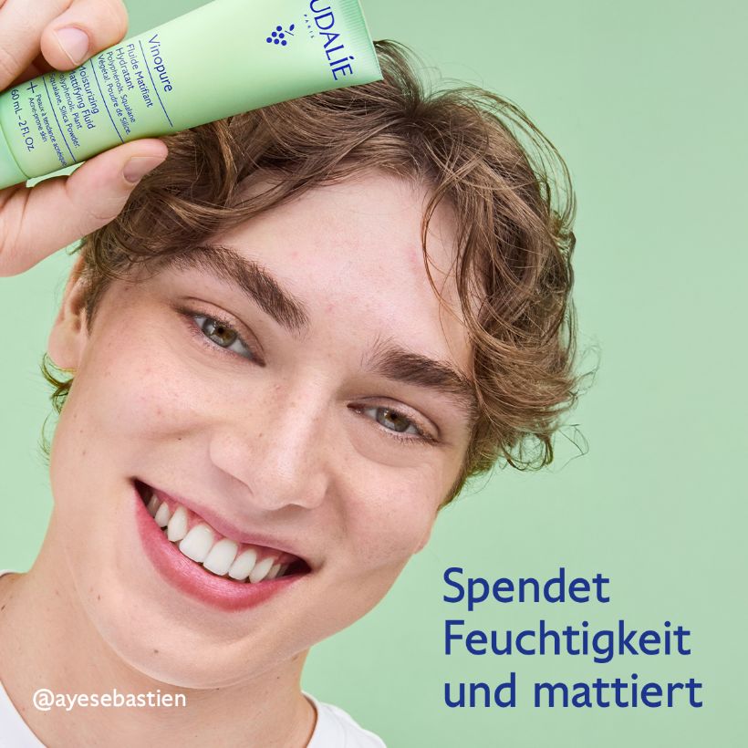 Vinopure - Mattifying moisturizing fluid with silicon powder