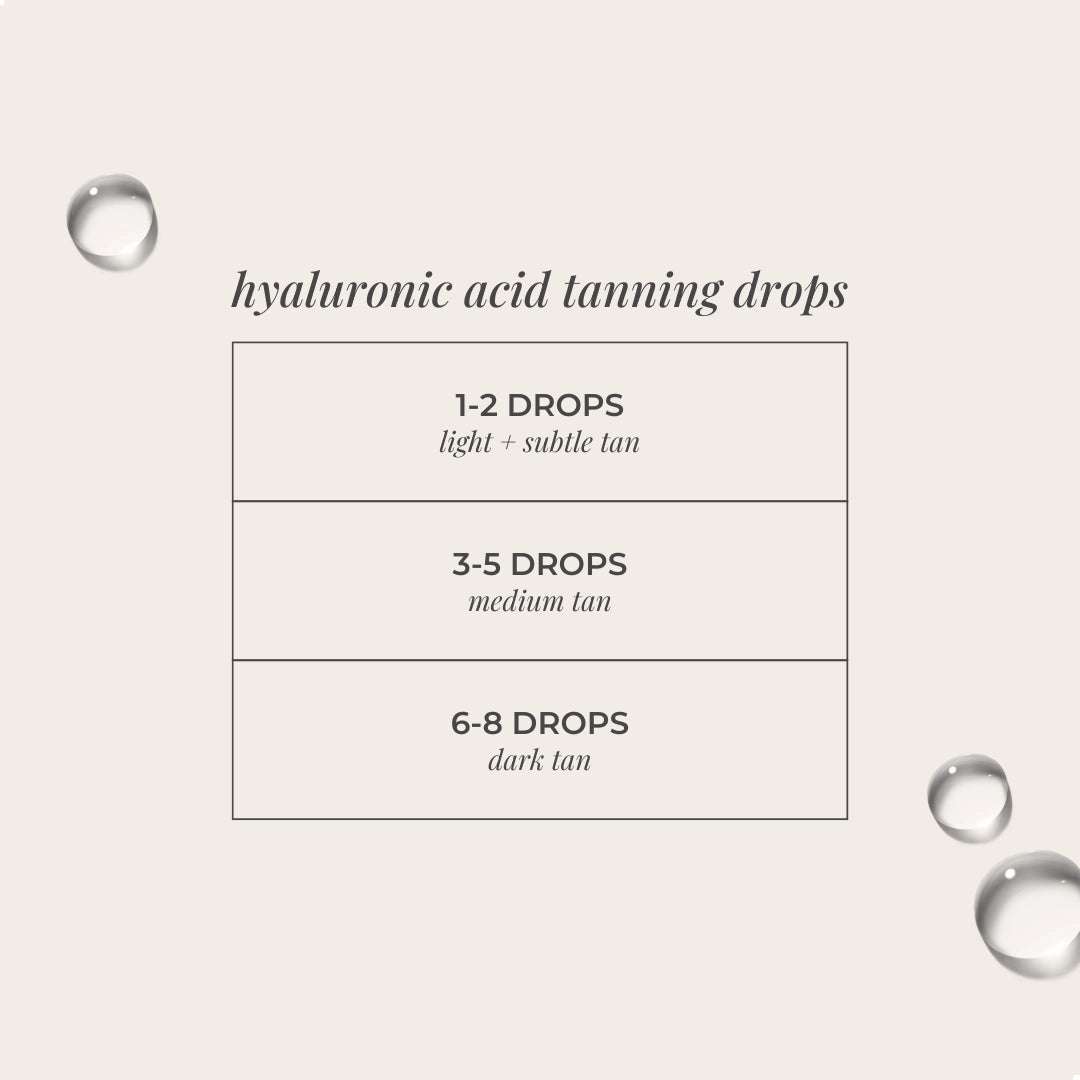 Hyaluronic Acid Self Tanning Drops