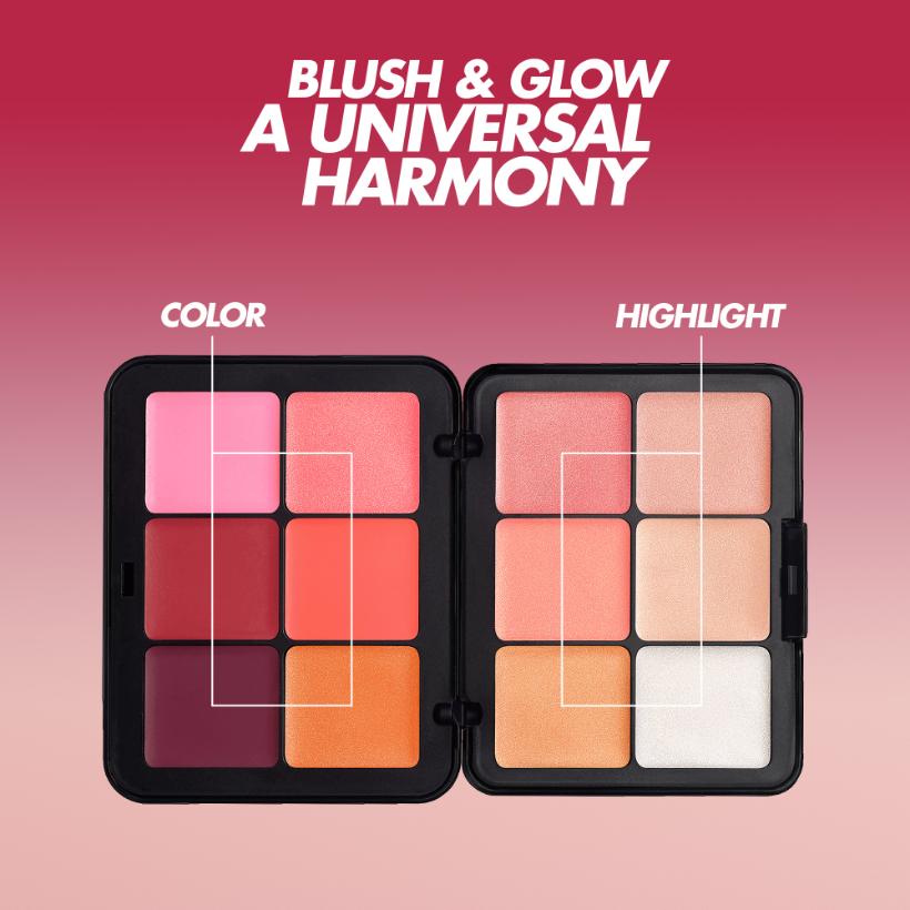 HD SKIN Blush & Glow Palette