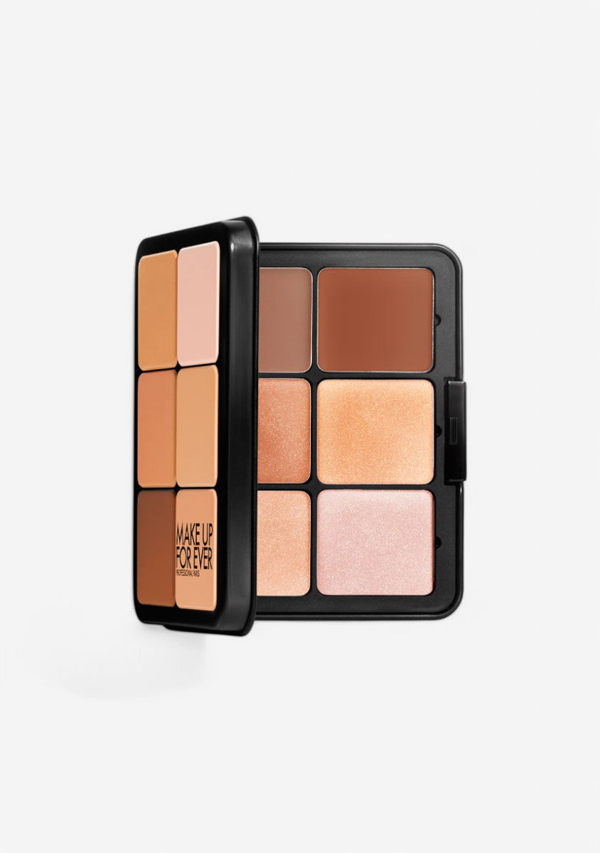 Misslyn Make-up-Palette Set – 2 Paletten Mit Strobing Puder & Bronzer, Inkl. Spiegel