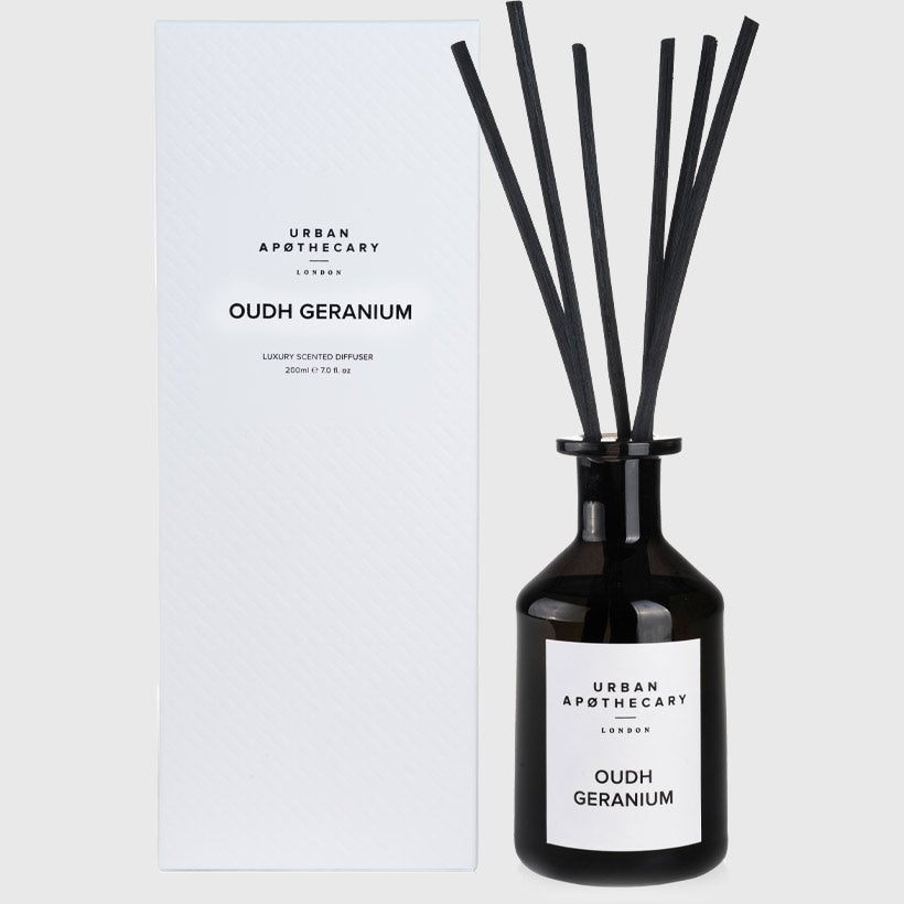 URBAN APOTHECARY - Oudh Geranium Luxury Diffuser, 200ml